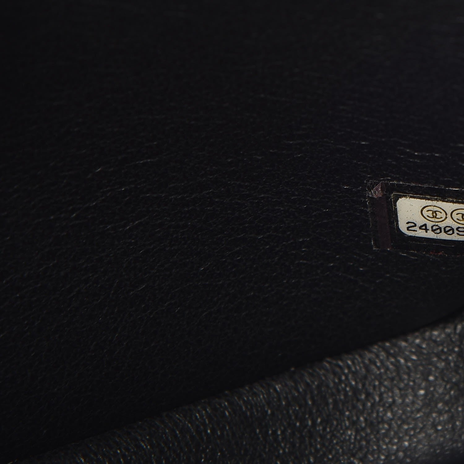 Chanel Crumpled Calfskin Quilted Jumbo Double Flap So Black 8 of 9