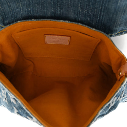 Louis Vuitton Monogram Denim Mini Pleaty Blue 5 of 10