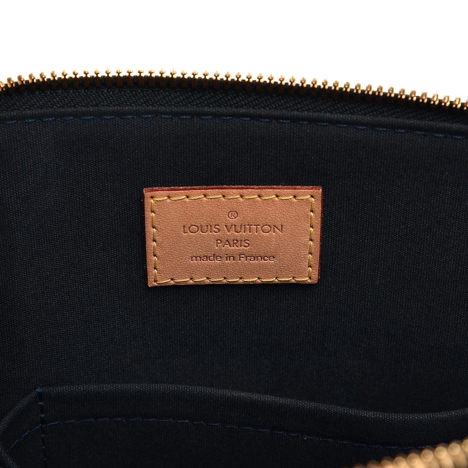 Louis Vuitton Vernis Alma PM Blue Nuit 6 of 7