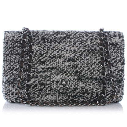 Chanel Tweed Medium Double Flap Brown 1 of 8