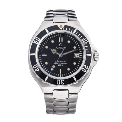 Omega Stainless Steel 36mm Seamaster Quartz Watch Black 396.1052 1 of 6