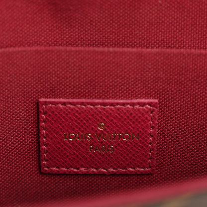 Louis Vuitton Monogram Pochette Felicie Chain Wallet Fuchsia 7 of 16