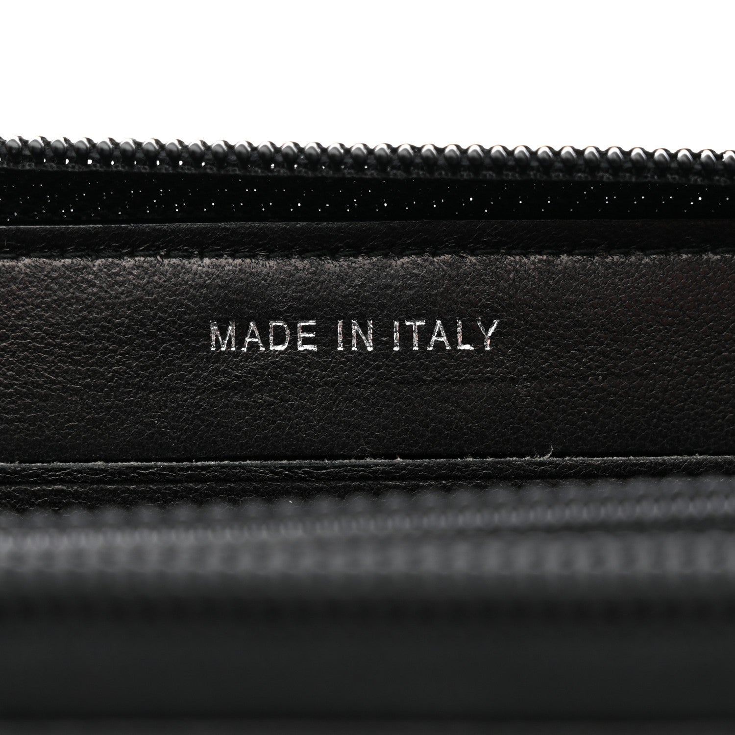 Chanel Caviar Quilted Small Boy Zip Around Wallet Black 7 of 9