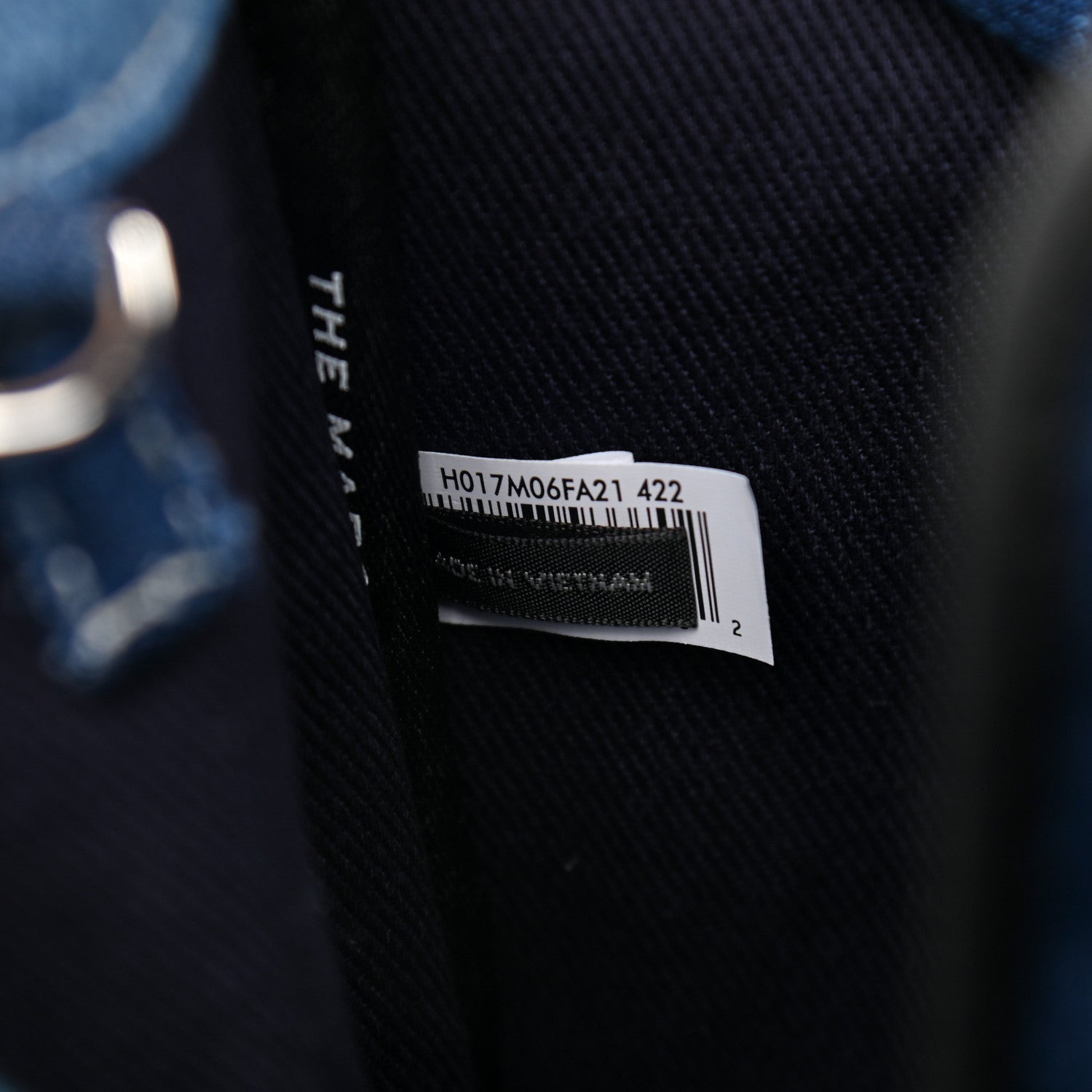 Marc Jacobs Denim Canvas Small Tote Bag Blue 7 of 10
