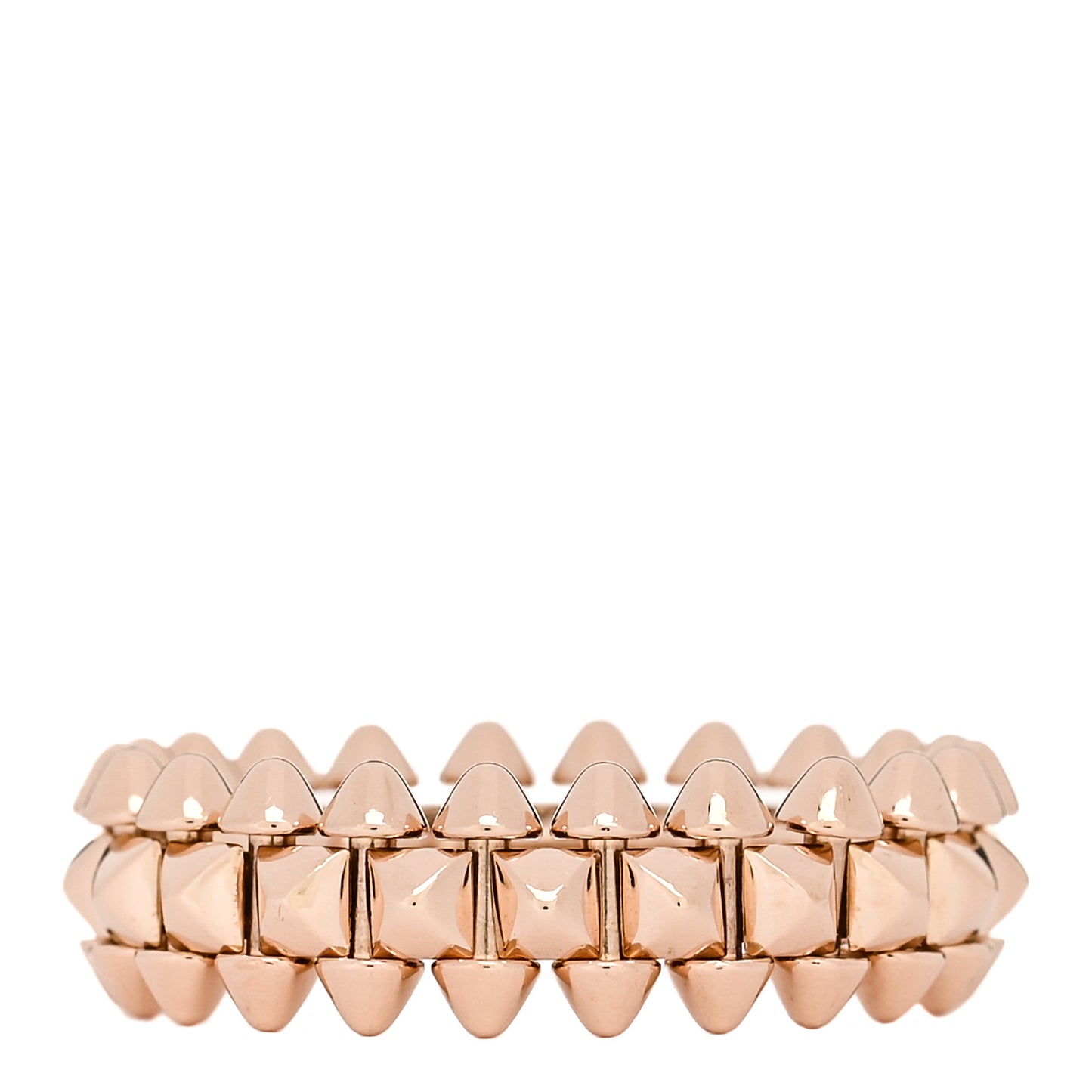 18K Pink Gold SM Clash De Cartier Ring 52 6