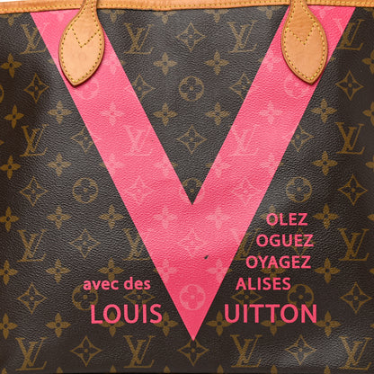 Louis Vuitton Monogram V Neverfull MM Grenade 9 of 15