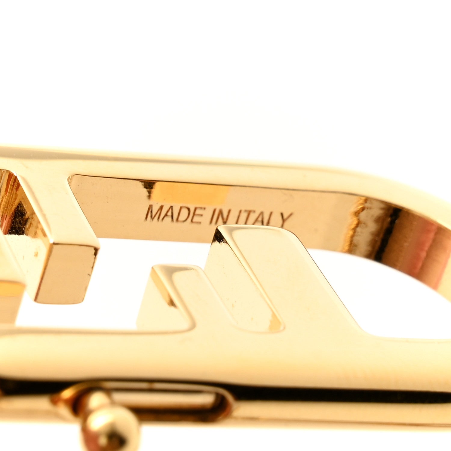 Fendi Metal O'Lock Strap You Gold 3 of 5