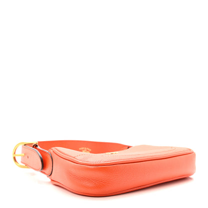 Gucci Goatskin Mini Aphrodite Shoulder Bag Orange 4 of 9