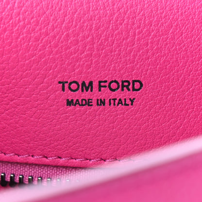 Tom Ford Calfskin Small T Clasp Tara Crossbody Bag Cabaret 6 of 9