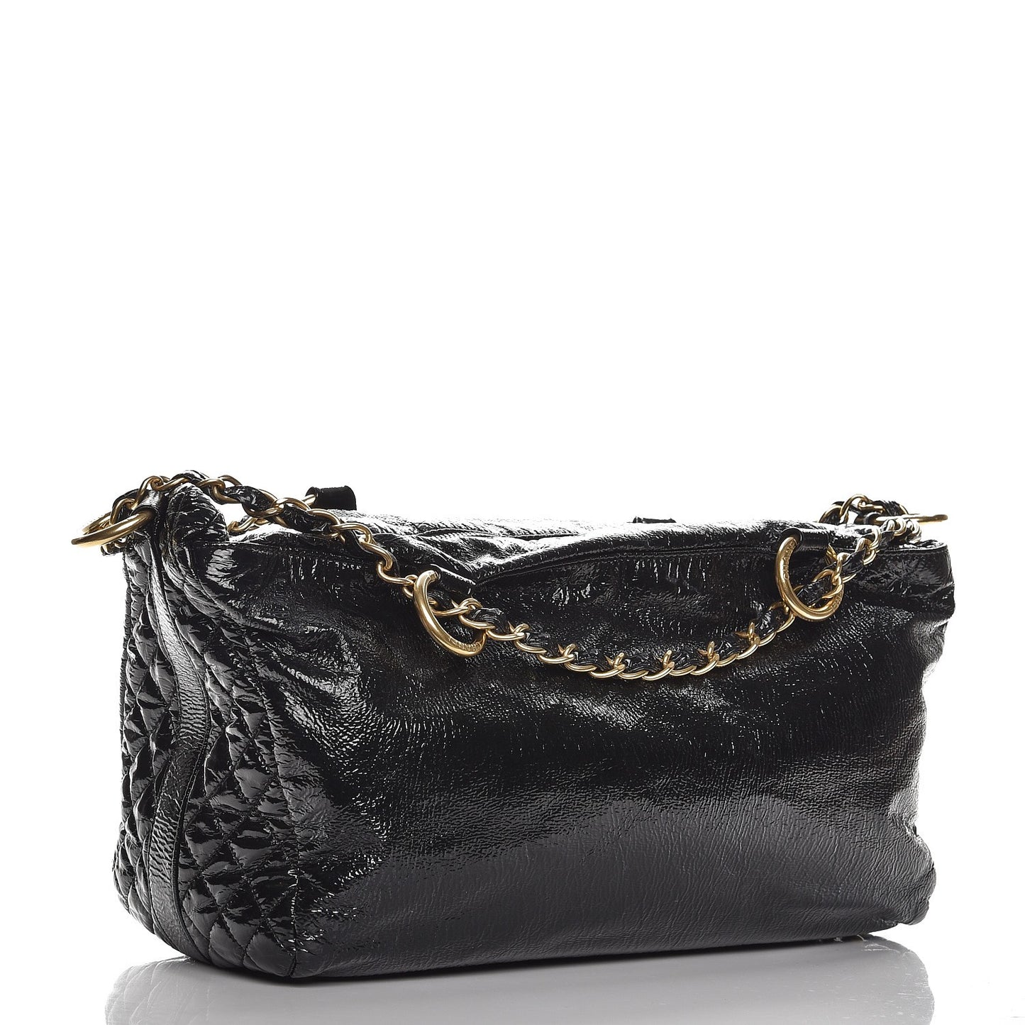 Vinyl Medium Rock and Chain Bowler Black