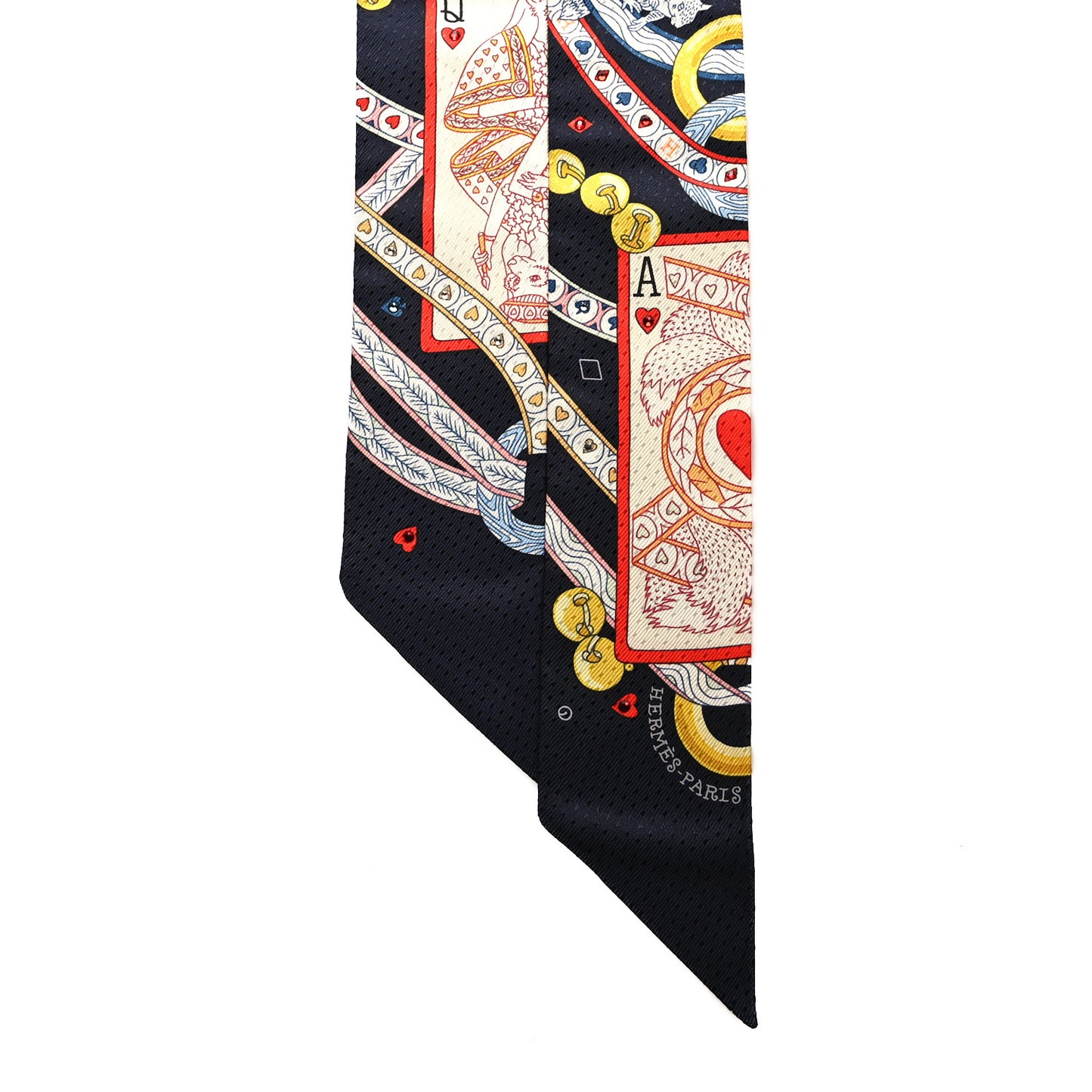 Silk Dame de Coeur Twilly Black Rouge Or