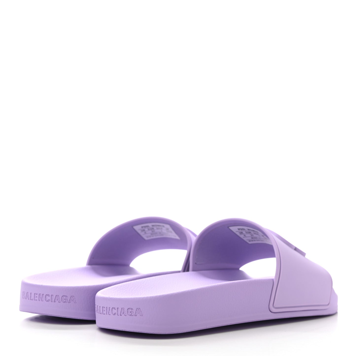 Rubber BB Womens Pool Slide Sandals 37 Lilac