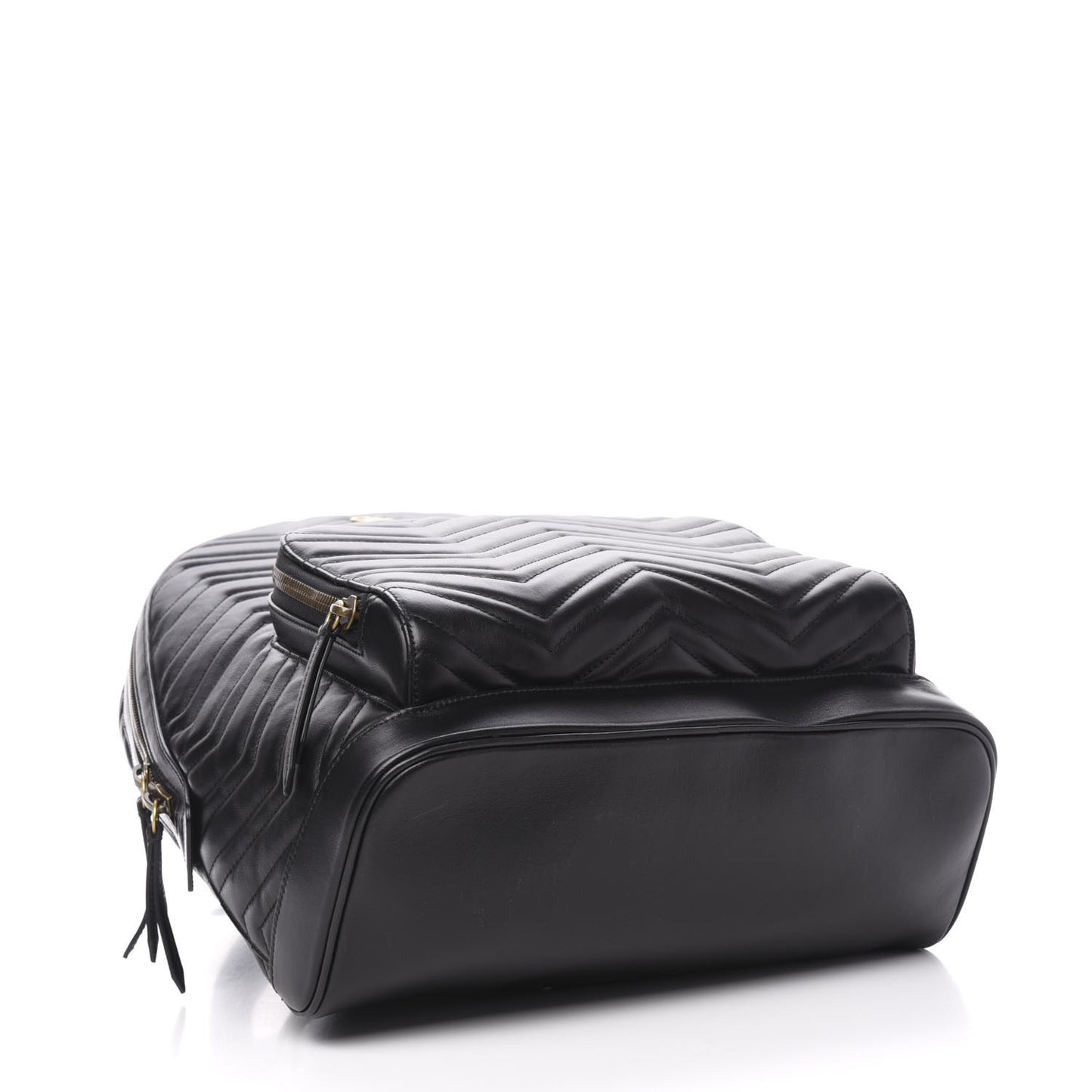 Calfskin Matelasse GG Marmont Day Backpack Black