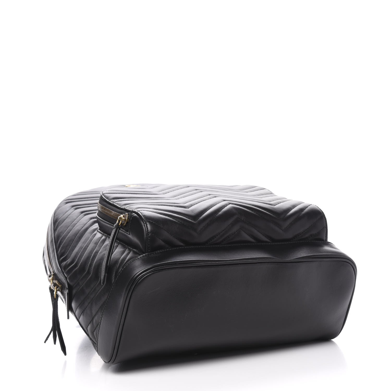 Gucci Calfskin Matelasse GG Marmont Day Backpack Black 4 of 9