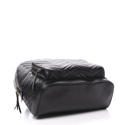 Gucci Calfskin Matelasse GG Marmont Day Backpack Black 4 of 9