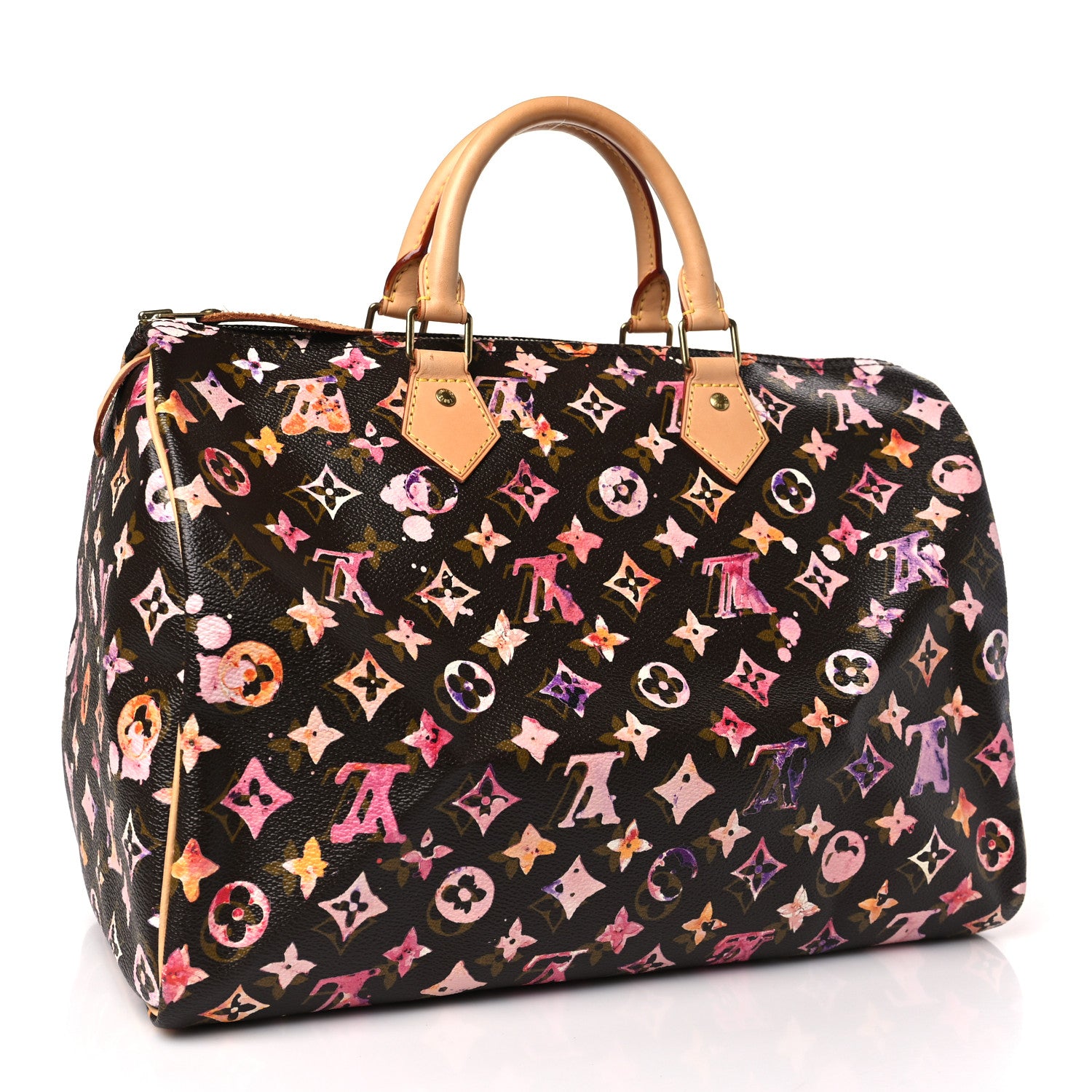 Louis Vuitton Watercolor Aquarelle Speedy 35 Brown 3 of 8