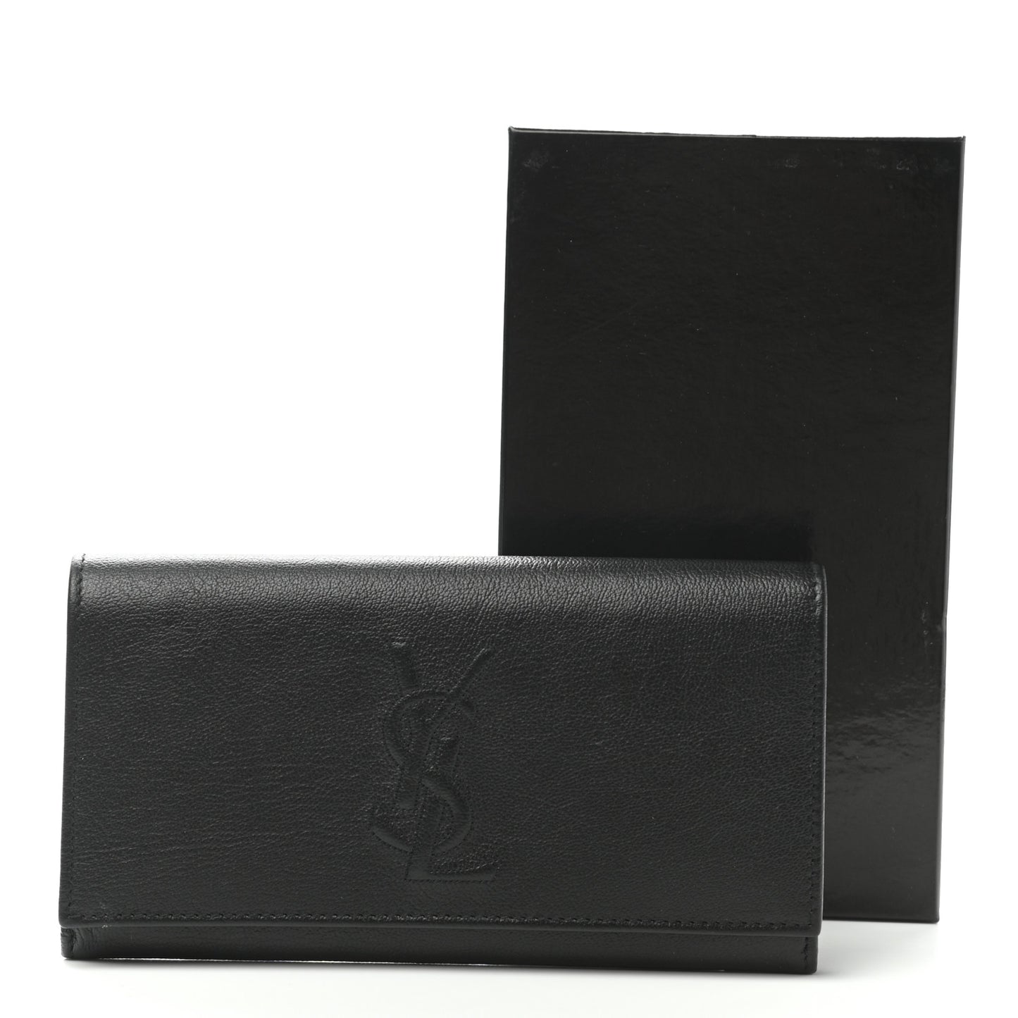 Chevre Belle De Jour Flap Wallet Black