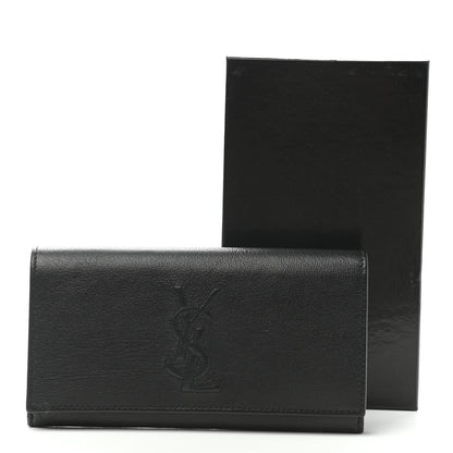 Saint Laurent Chevre Belle De Jour Flap Wallet Black 7 of 7