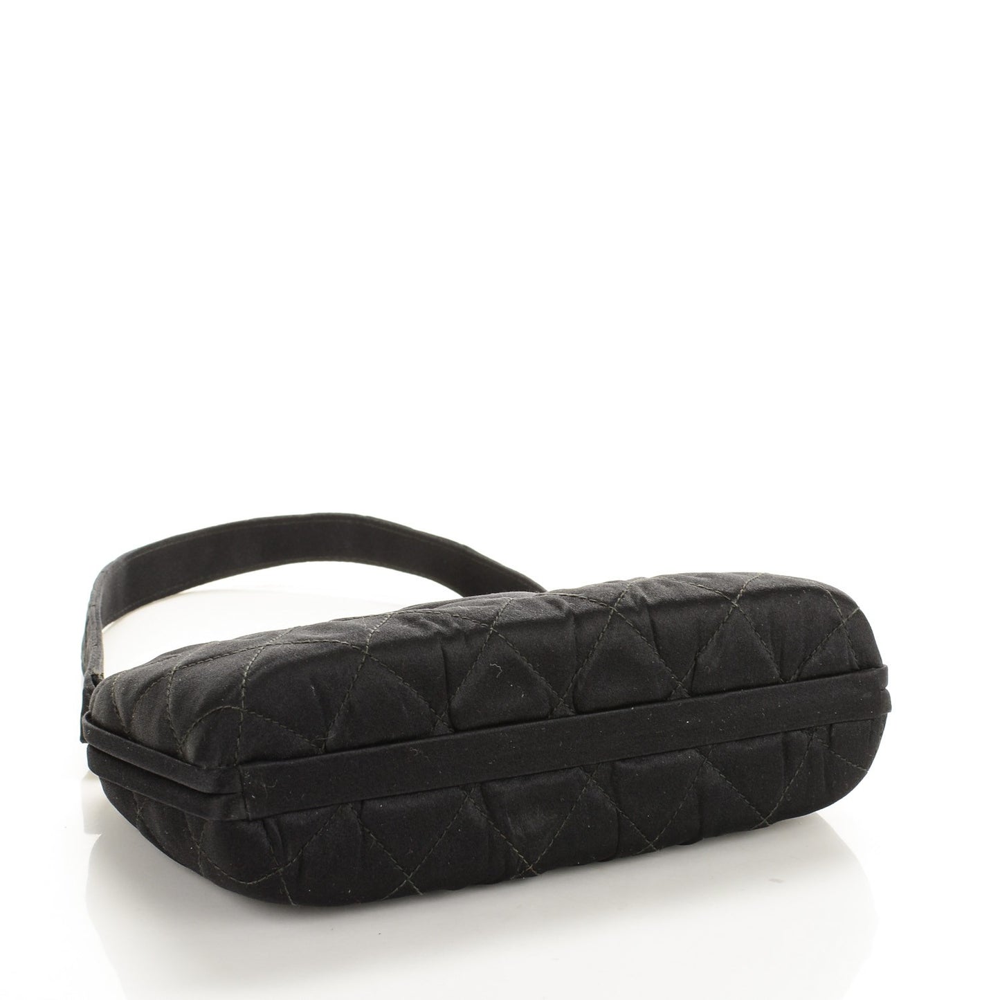Satin Evening Bag Black