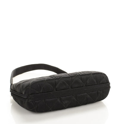 Chanel Satin Evening Bag Black 4 of 8