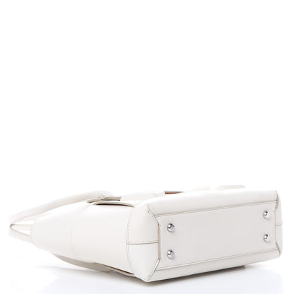 Bottega Veneta French Calfskin Maxi Intrecciato Arco 33 Bianco 4 of 11