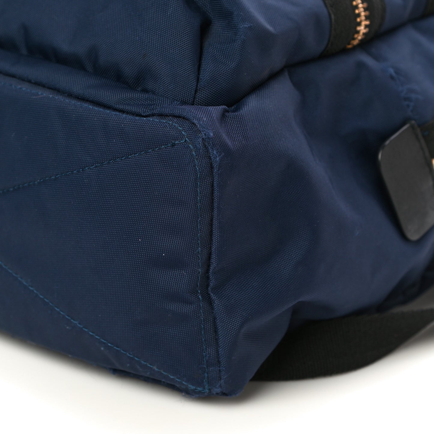 Nylon Biker Backpack Blue