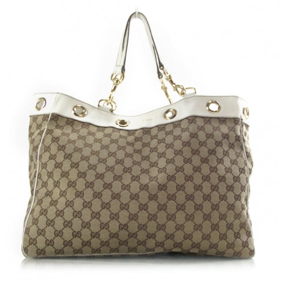 Monogram Positano Tote Ivory
