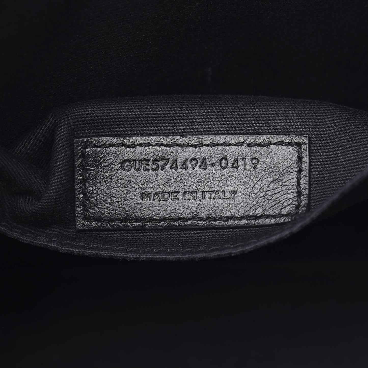 Calfskin Matelasse Monogram Lou Camera Bag Black
