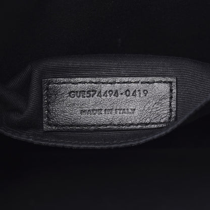 Saint Laurent Calfskin Matelasse Monogram Lou Camera Bag Black 7 of 11