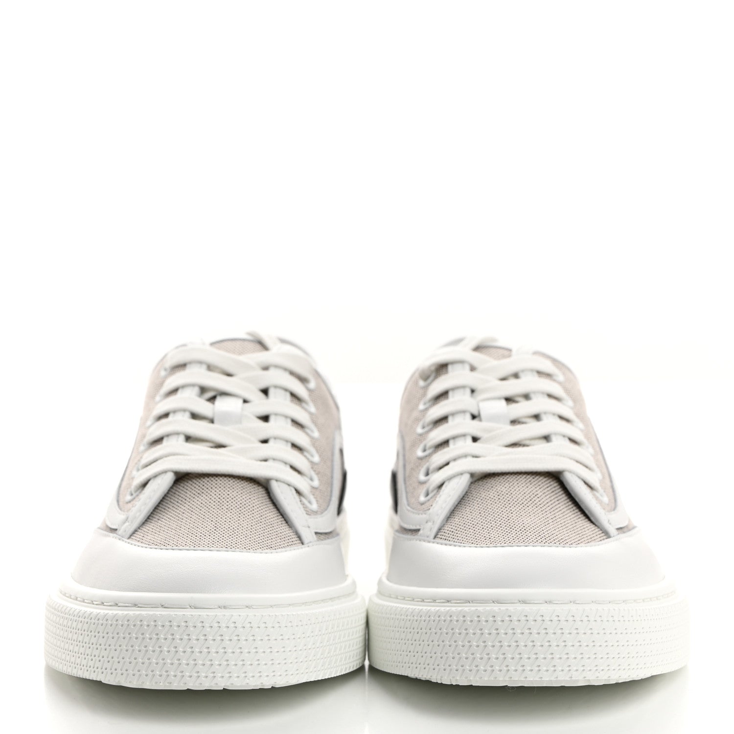 Hermes Canvas Calfskin Get Sneakers 36 Prunoir White 2 of 8