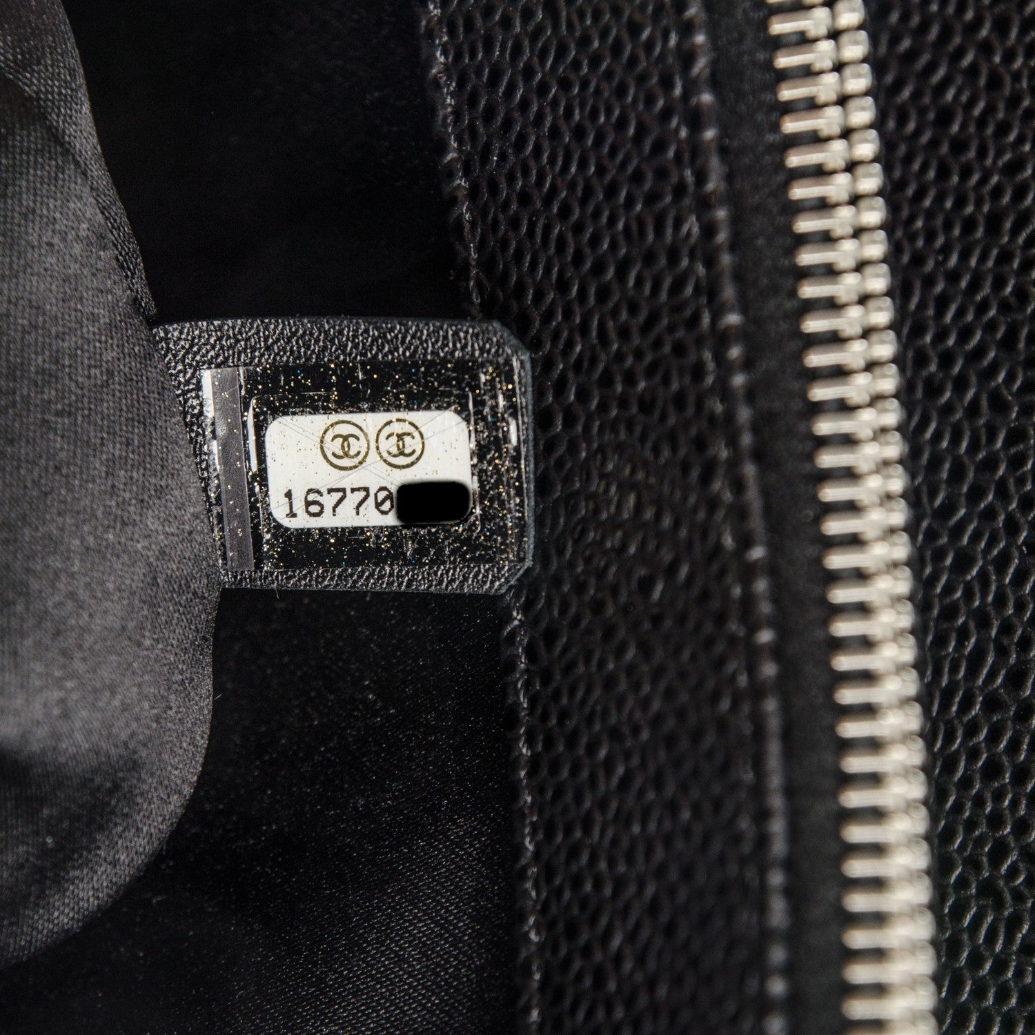 Chanel Caviar Quilted Grand Shopping Tote GST Black 7 of 7