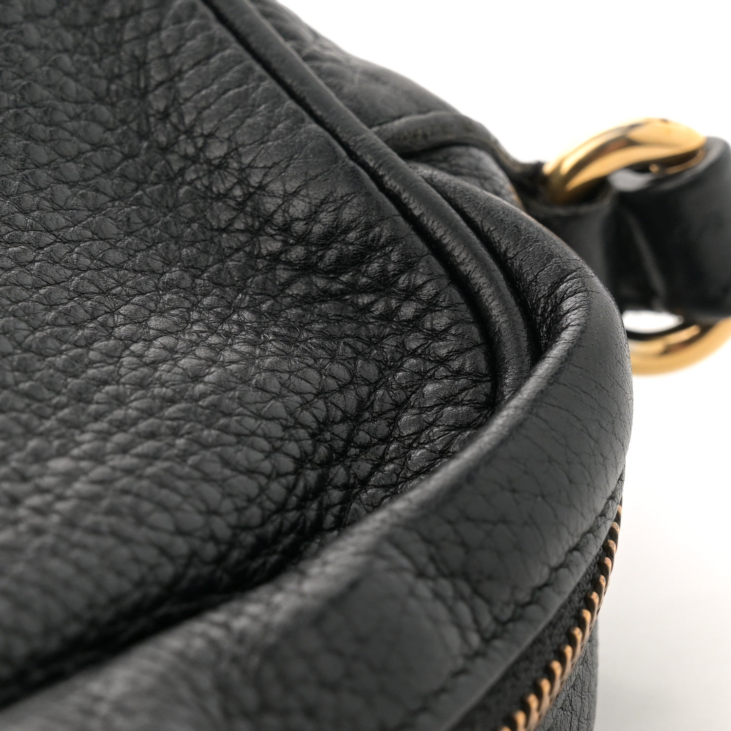 Gucci Pebbled Calfskin Mini Soho Disco Bag Black 13 of 13