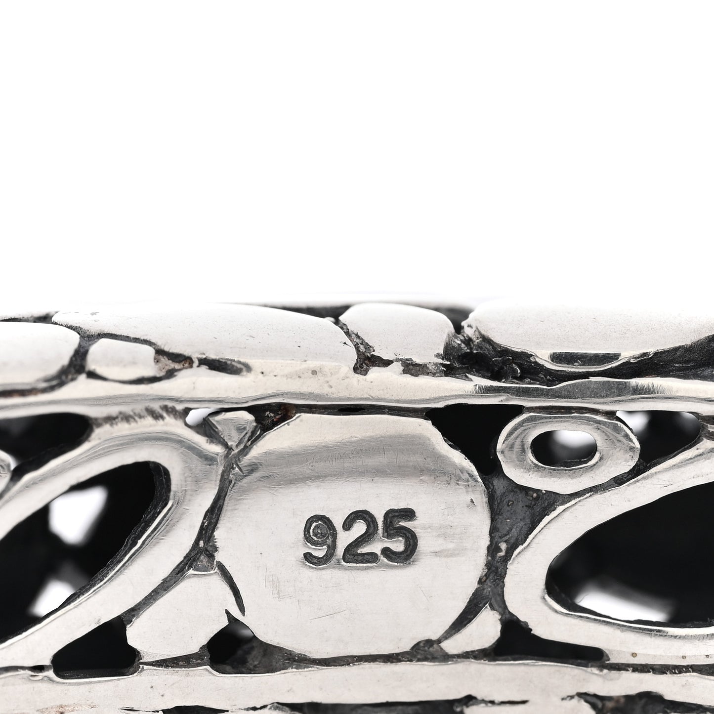 Sterling Silver Kali Hinged Bangle Bracelet
