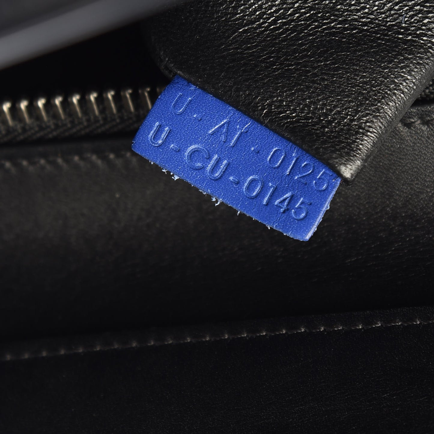Canvas Smooth Calfskin Mini Tri-Color Luggage Indigo