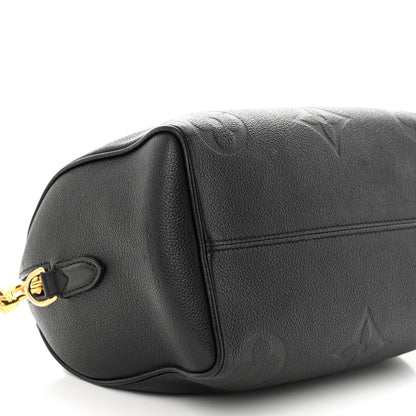 Louis Vuitton Empreinte Monogram Giant Speedy Bandouliere 20 Black 8 of 11