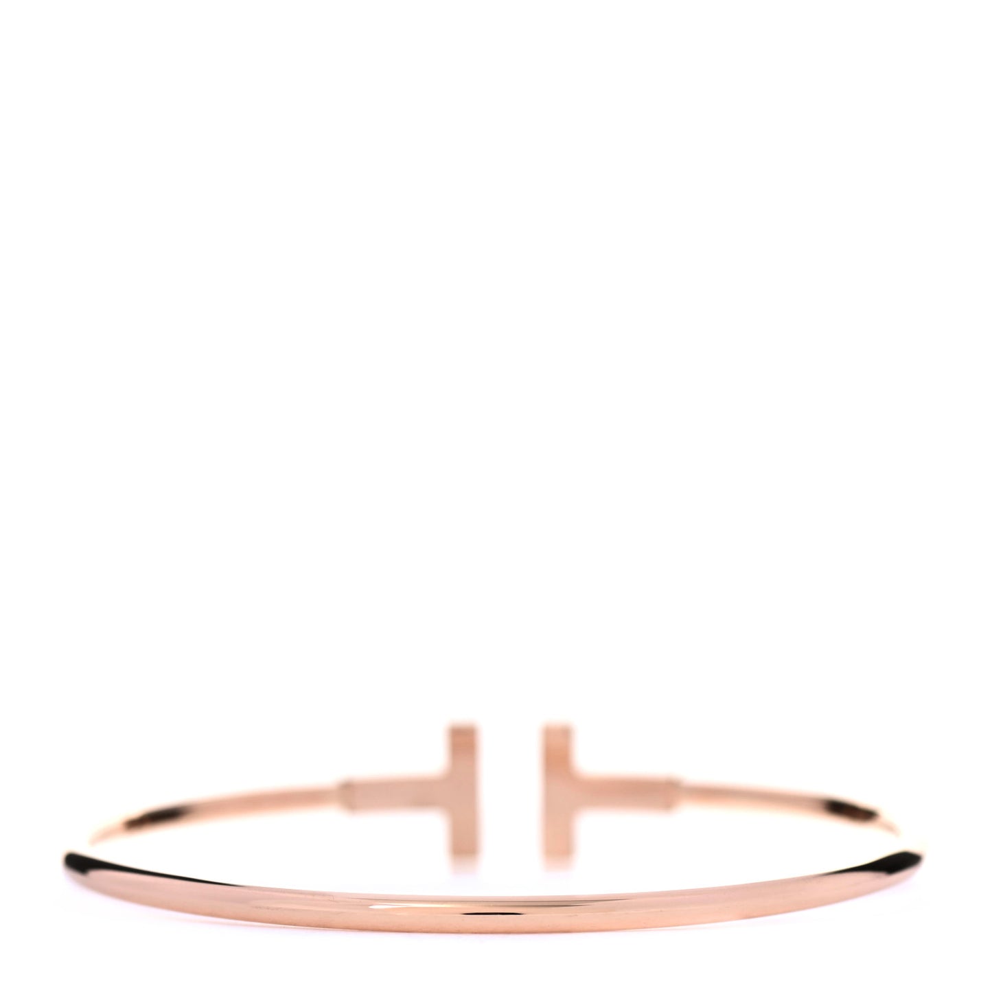 18K Rose Gold Diamond Mother of Pearl T Wire Bracelet