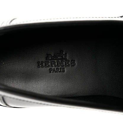 Hermes Calfskin Womens Hot Loafer 35.5 Black 7 of 9