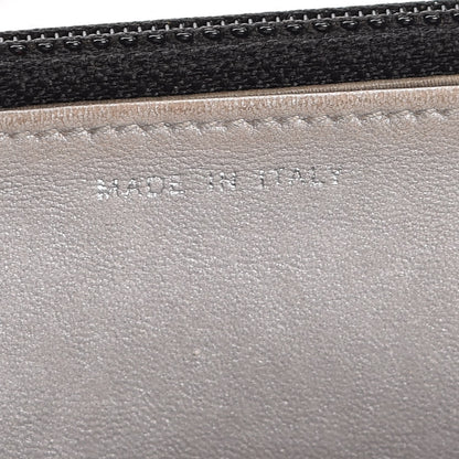 Chanel Lambskin Camellia Embossed Wallet On Chain WOC Black 8 of 9