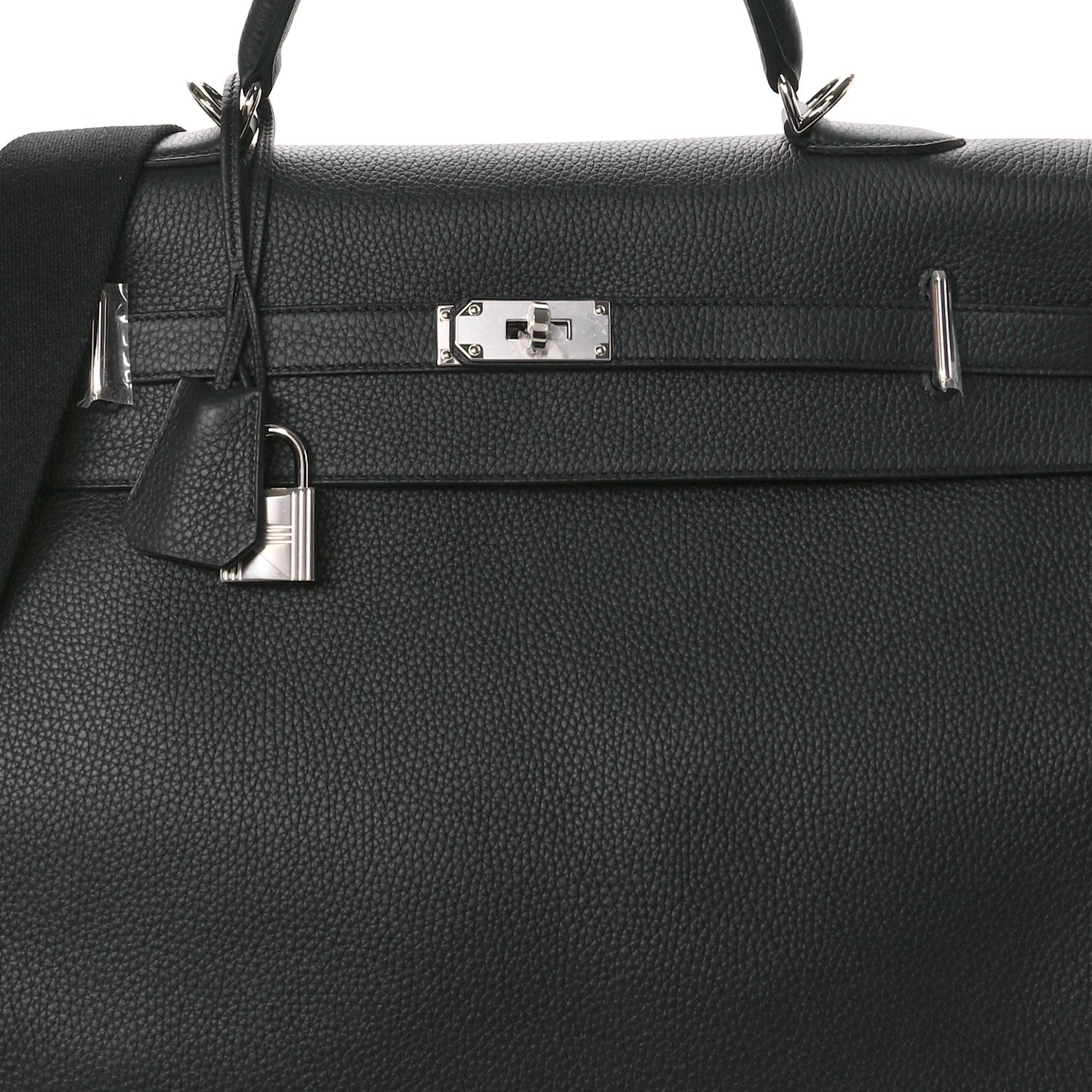 Hermes Taurillon Clemence Voyage Kelly 50 Black 8 of 10