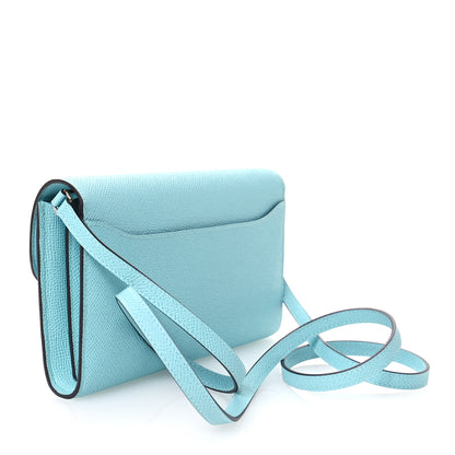 Hermes Epsom Constance Wallet To Go Bleu Atoll 3 of 10