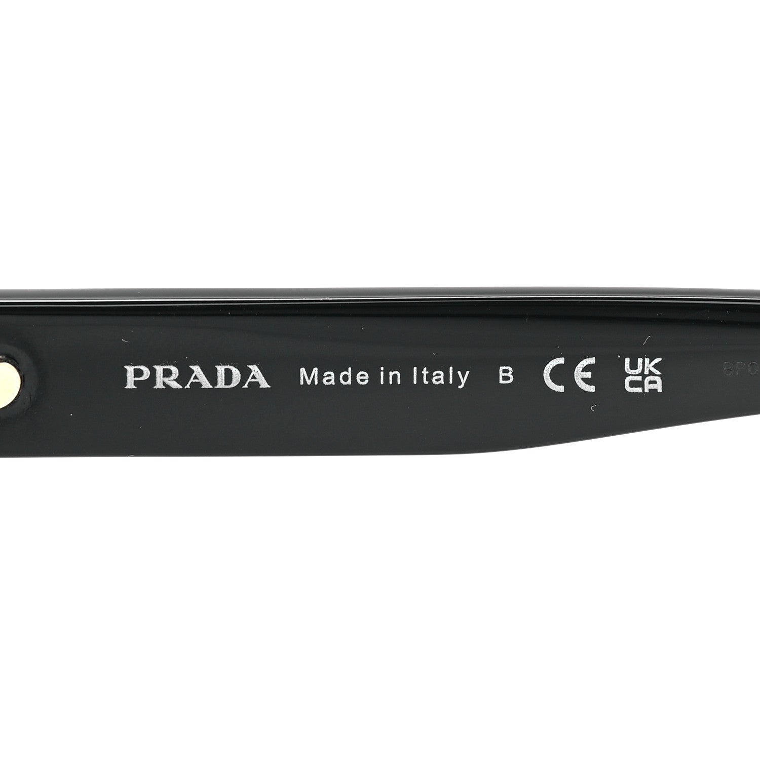 Prada Acetate Sunglasses SPR 16X-F Black 5 of 6