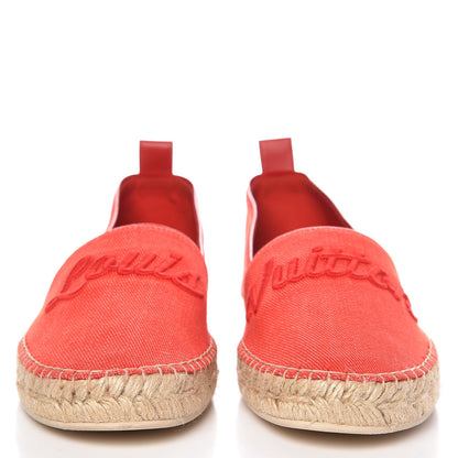 Louis Vuitton Canvas Waterfall Espadrille 39 Rouge 3 of 9