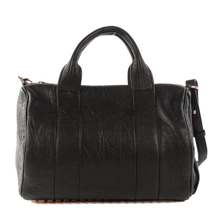 Alexander Wang Pebbled Lambskin Rocco Black Rose Gold Hardware 1 of 7