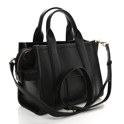 Marc Jacobs Grained Calfskin Small The Tote Bag Black 3 of 8