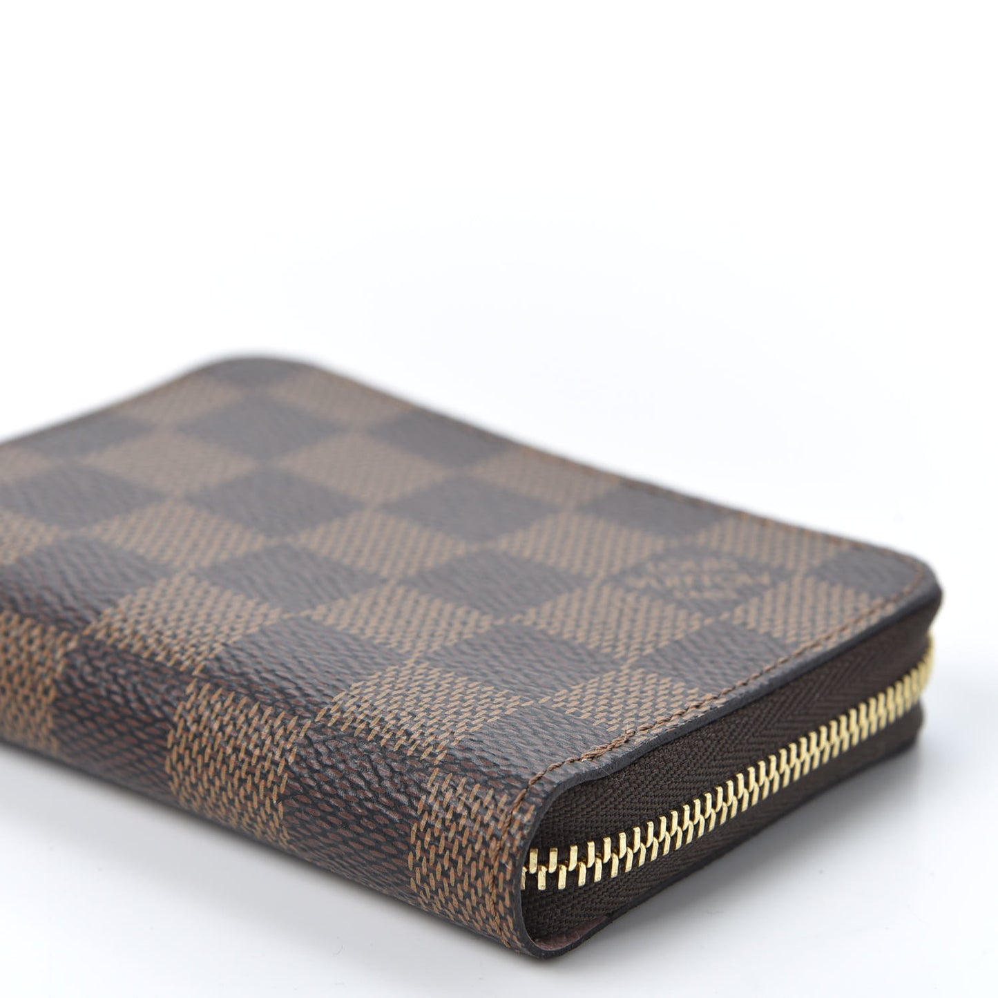 Damier Ebene Zippy Coin Purse Rose Ballerine