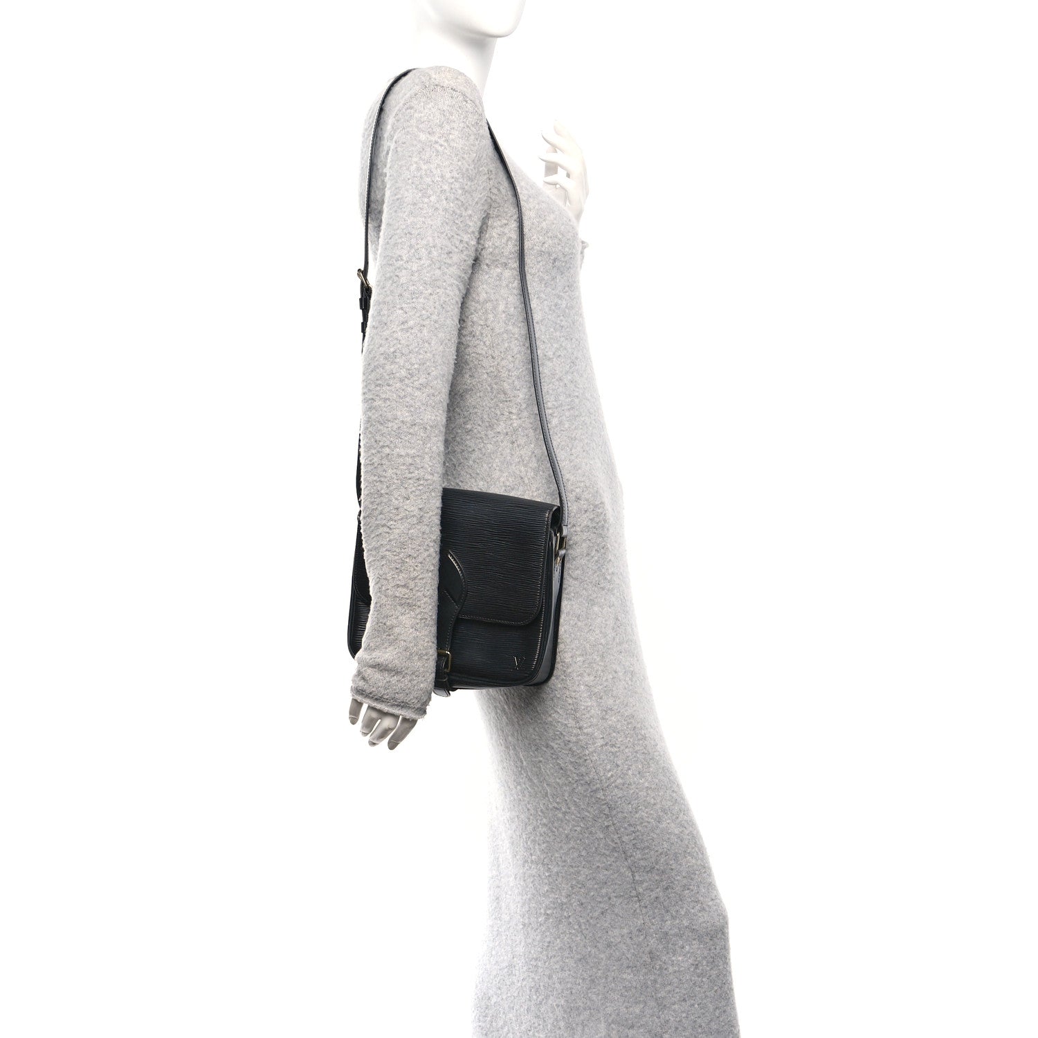 Louis Vuitton Epi Cartouchiere 22 Black 2 of 11