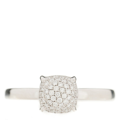 Tiffany 18K White Gold Diamond 7mm Paloma Picasso Sugar Stacks Ring 54 7 1 of 6