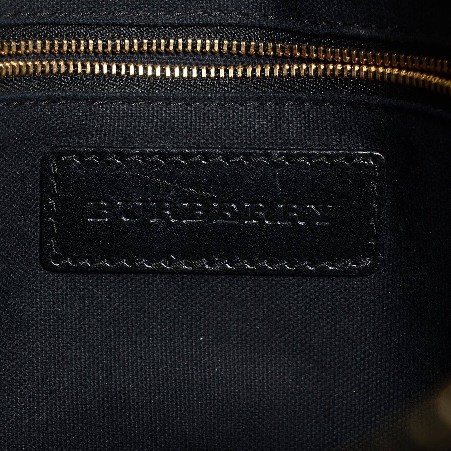 Bridle Calfskin House Check Small Orchard Bowling Bag Black