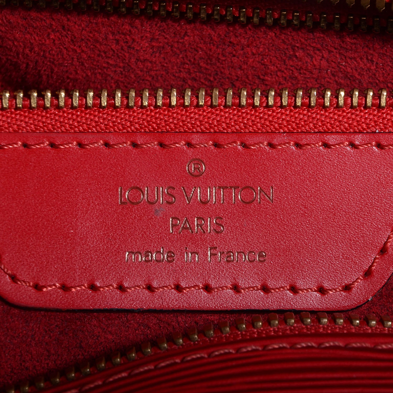 Louis Vuitton Epi Luco Rouge 6 of 7