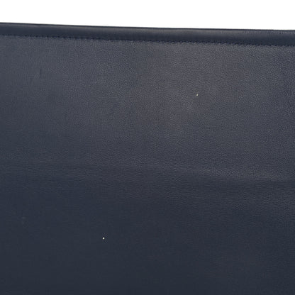 Christian Dior Calfskin Embossed Book Tote Navy Blue 10 of 10